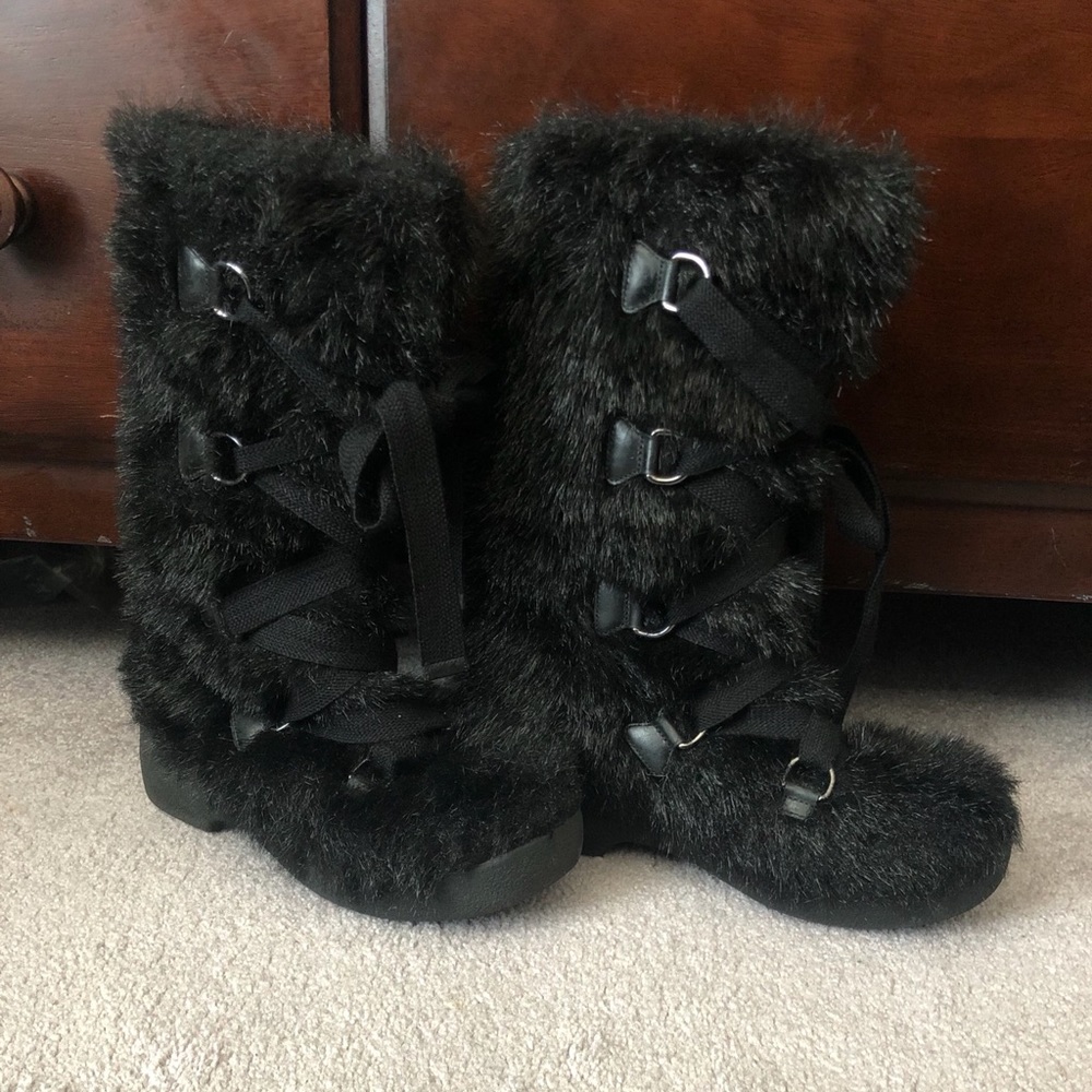 Marc By Marc Jacobs Faux Fur Boots size 38